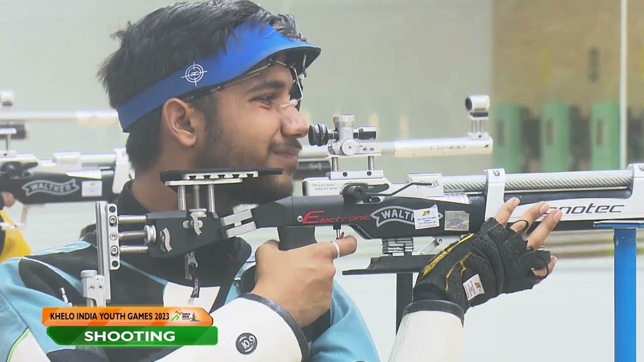 Shooting - 10m Air Rifle Boy's Final, Khelo India Youth Games 2023