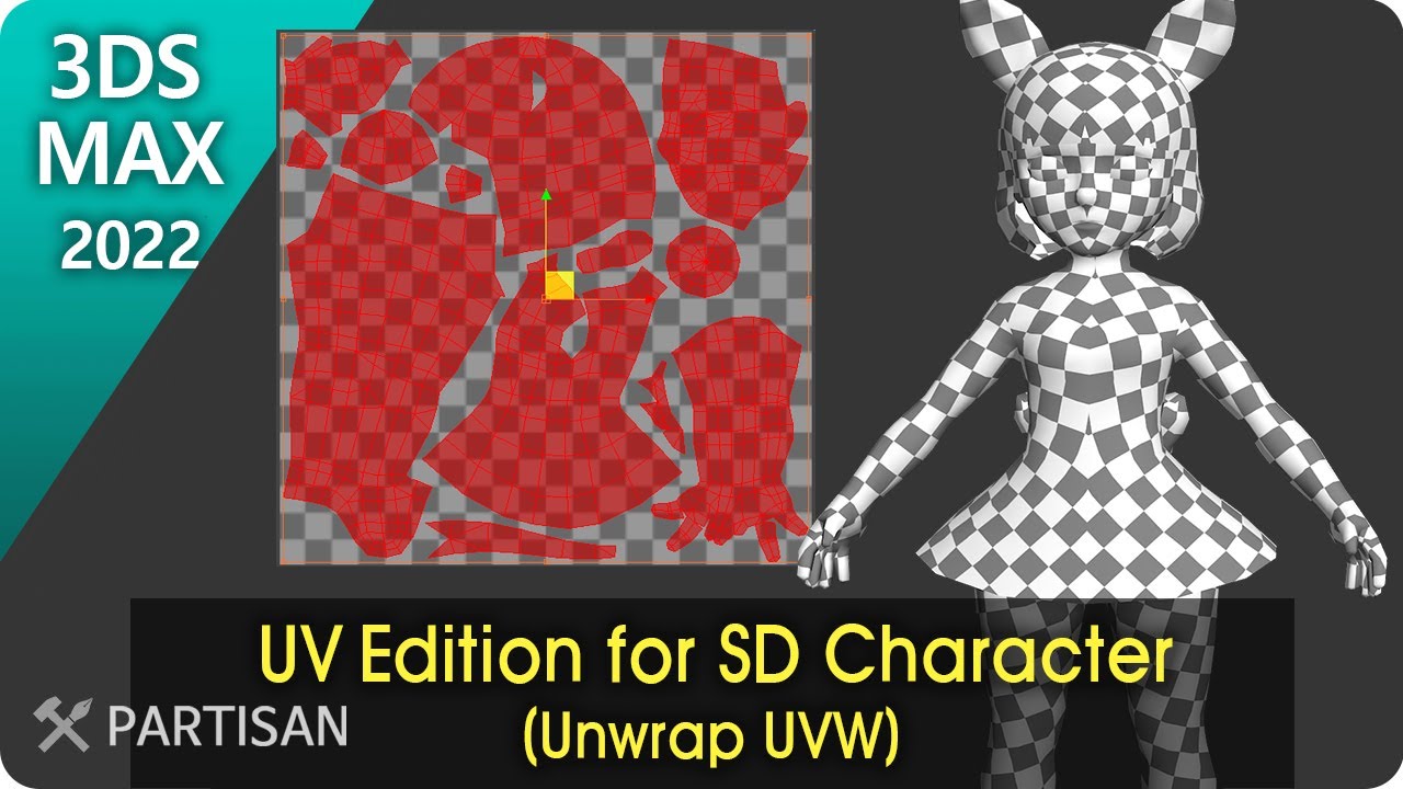 How to unwrap UV in 3ds max (whole process) - 구독자 요청 반영