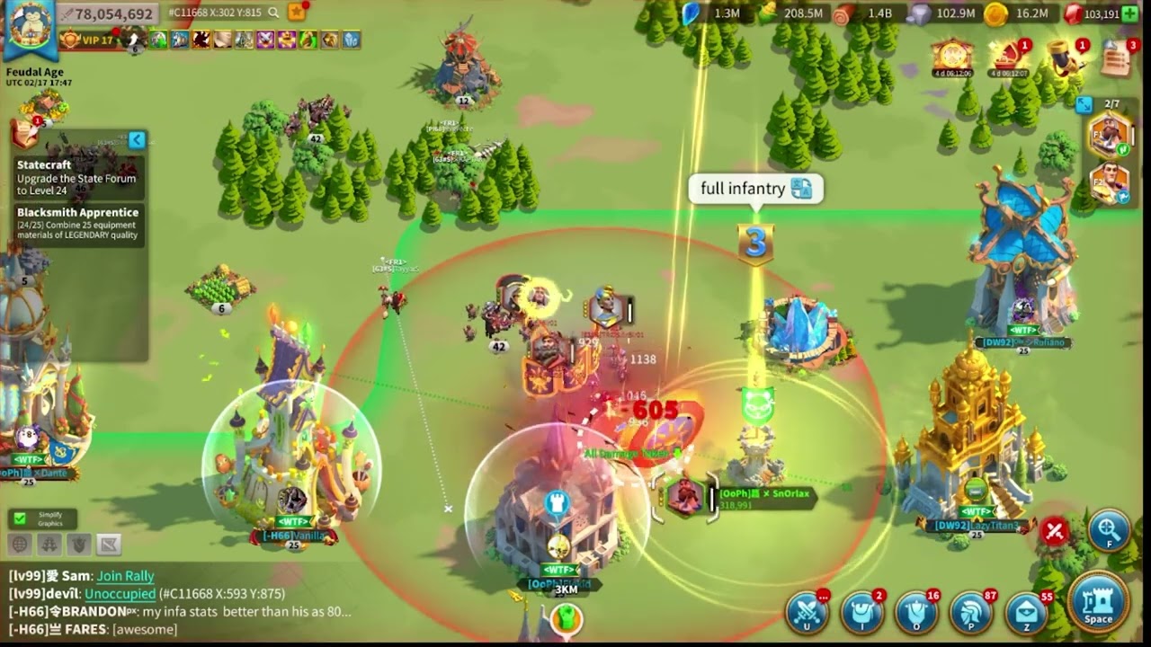 NEW META!!! Pure Counter-attack [Charles Martel + Pakal] #rok #萬國覺醒 #riseofkingdoms #1071 #C11668