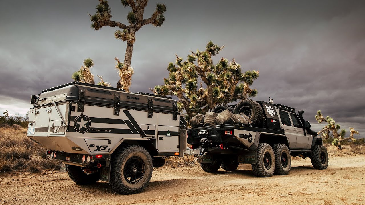Iconic MEGA 6x6 LandCruiser crosses the Mojave Desert