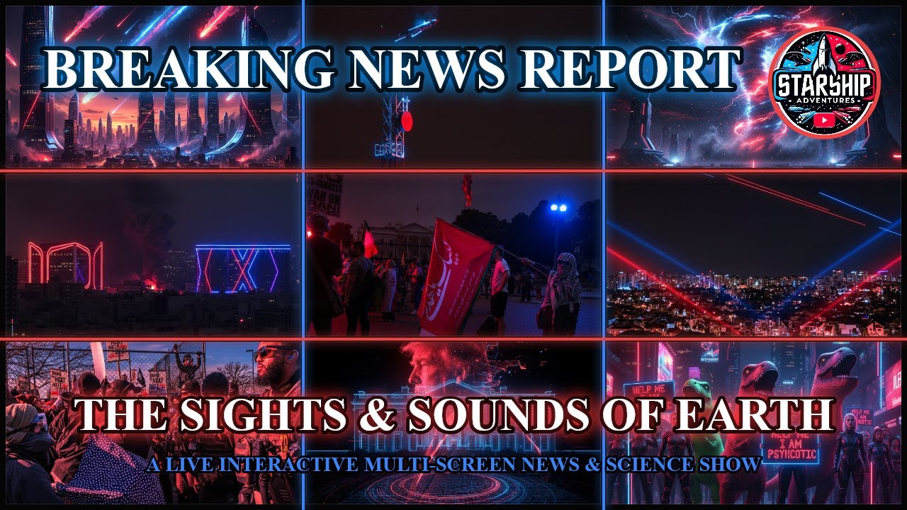LIVE: Sights & Sounds of Earth -War in Iraq, US Civil Unrest & Breaking News | Multi-Screen Coverage