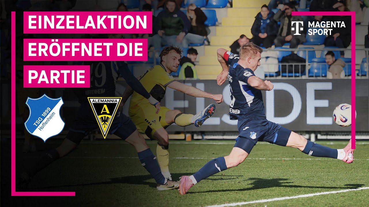 TSG Hoffenheim II – Alemannia Aachen, Highlights mit Live-Kommentar | 3. Liga | MAGENTA SPORT