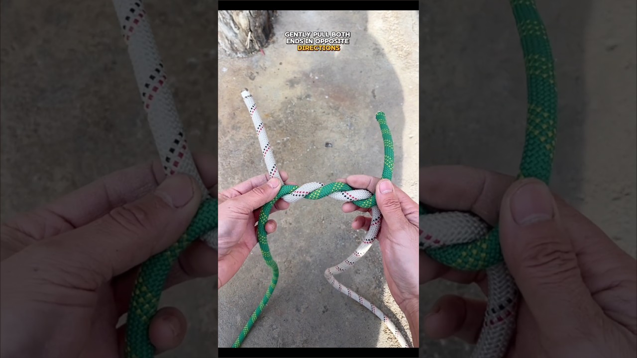 Desi Jugaad: Самый надежный способ соединить две веревки!