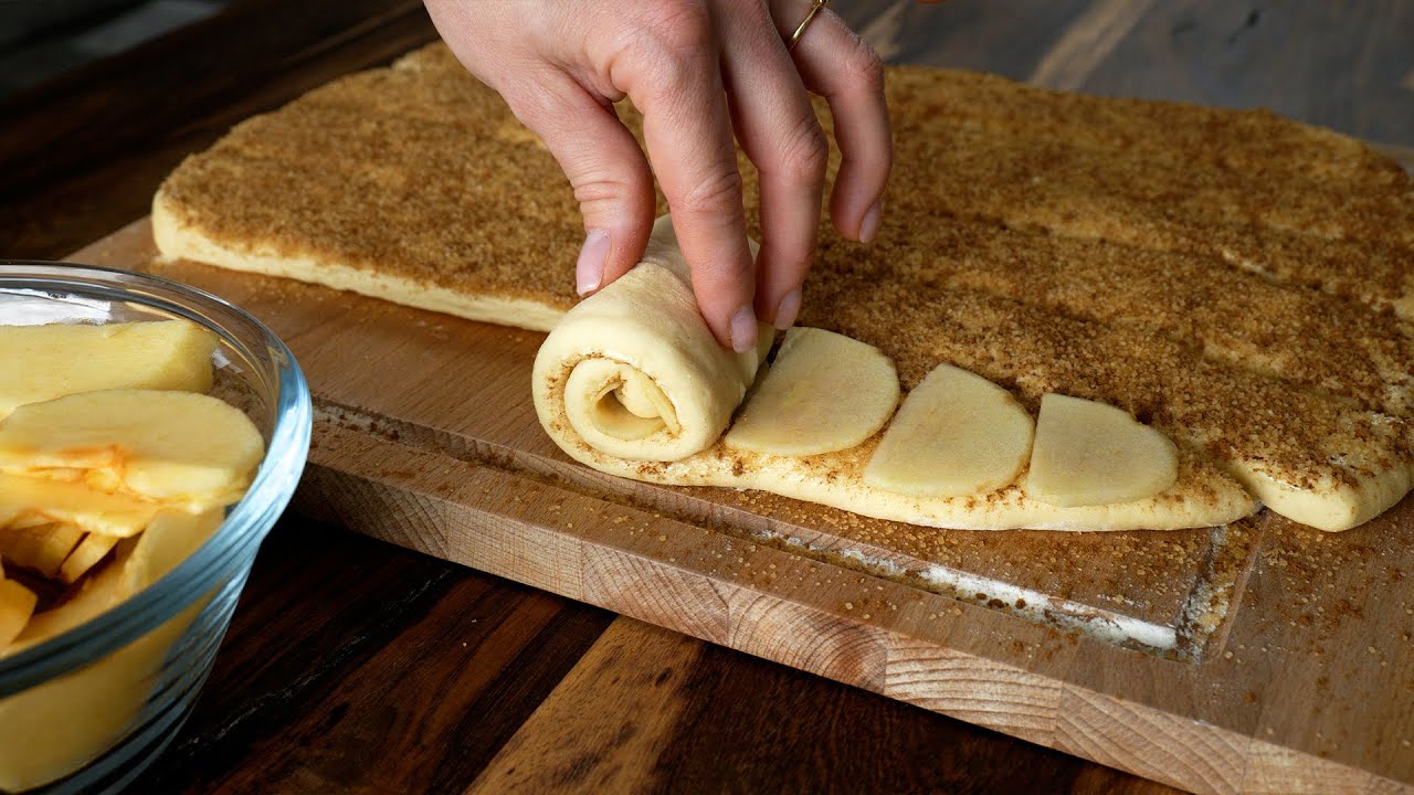 Вот как легко моя бабушка делает яблочный пирог. Элегантно вкусно и быстро