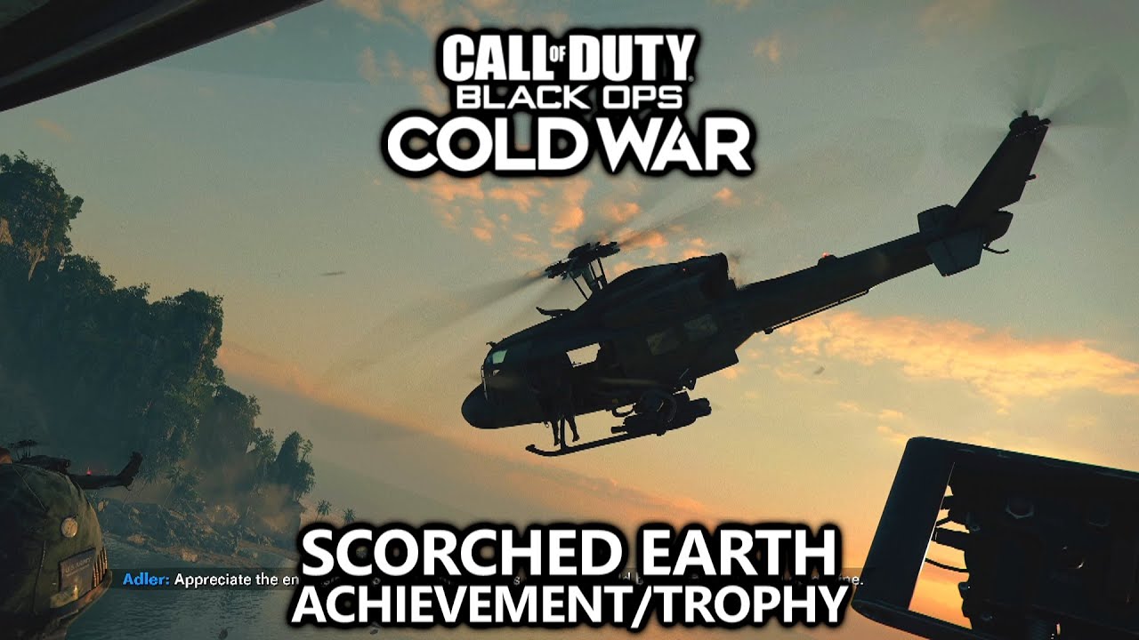 Call of Duty Cold War - Scorched Earth Achievement/Trophy Guide - Destroy Vehicles and Mortars