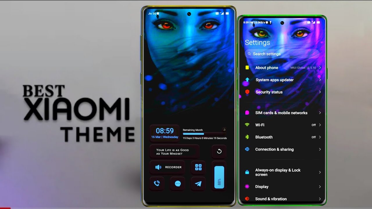 Xioame Priemium Theme || Bulu Dark || Miui 12 /12.5 || New Theme || Holi Special || Sidandrow