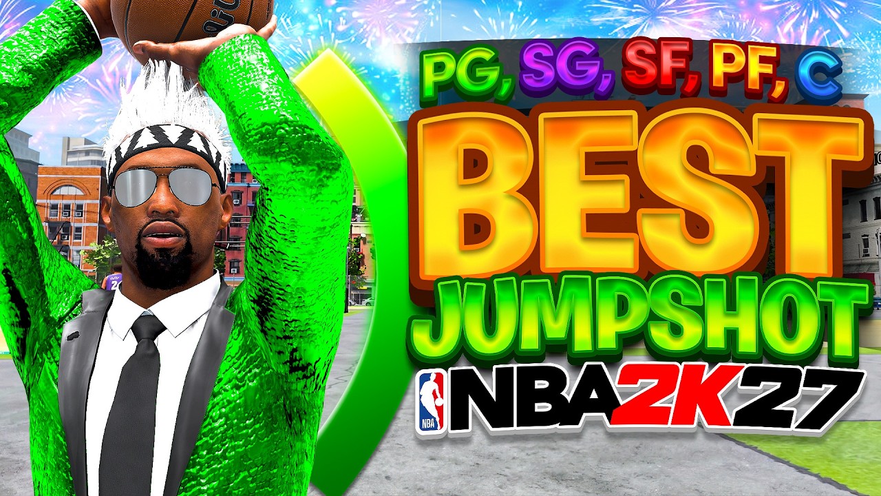 BEST JUMPSHOTS for EVERY BUILD IN NBA 2K27! 100% GREENLIGHT FASTEST JUMPSHOT & BEST SHOOTING BADGES!