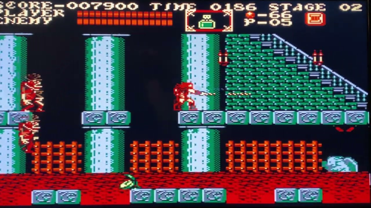 Castlevania NES Bloody Adventures Hack Bat Boss Level