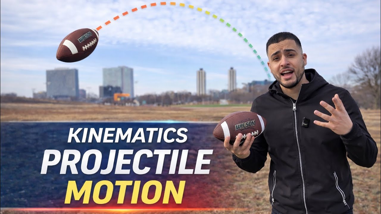 Projectile Motion - Kinematics: Why 45° Gives Maximum Range | AP Physics & MCAT