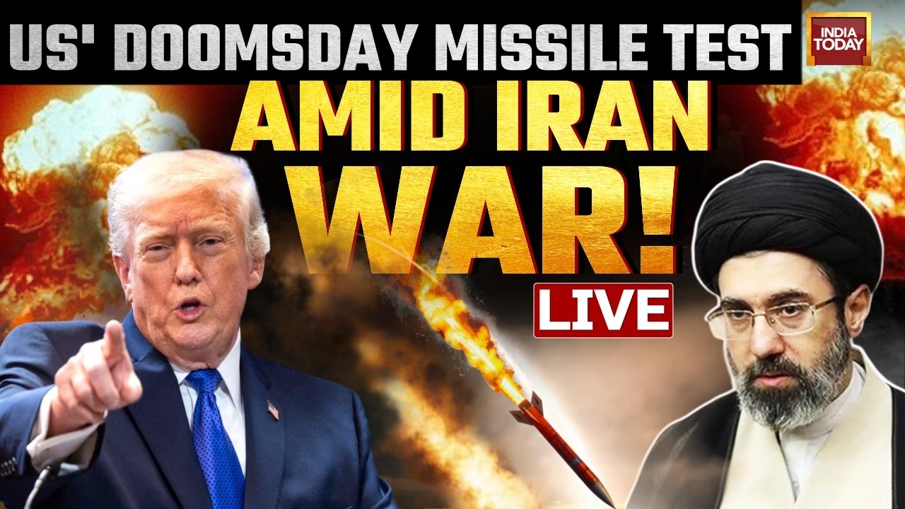 US-Israel vs Iran War LIVE: US Tests New Minuteman III 'Doomsday Missile' | Message To Iran?