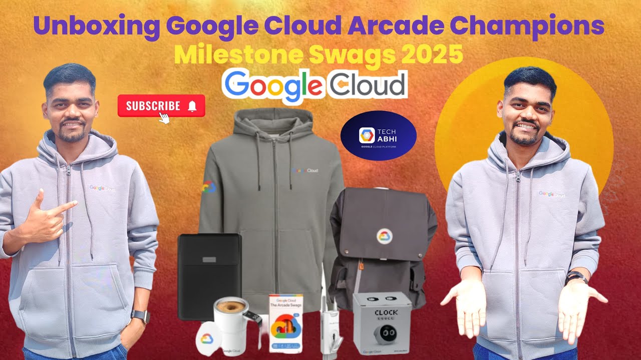 Unboxing Google Cloud Arcade Champions Milestone Swag 2025🎮🏆#googlecloudswags#unboxing#unboxingvideo