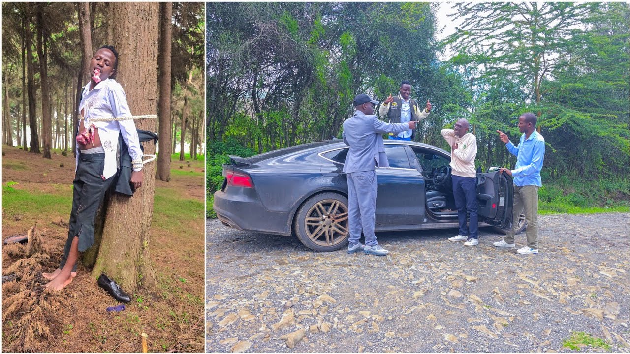 Mweshimiwa  lamonike😅🤣See how lamonike smiled after getting  the car keys  what a day for him