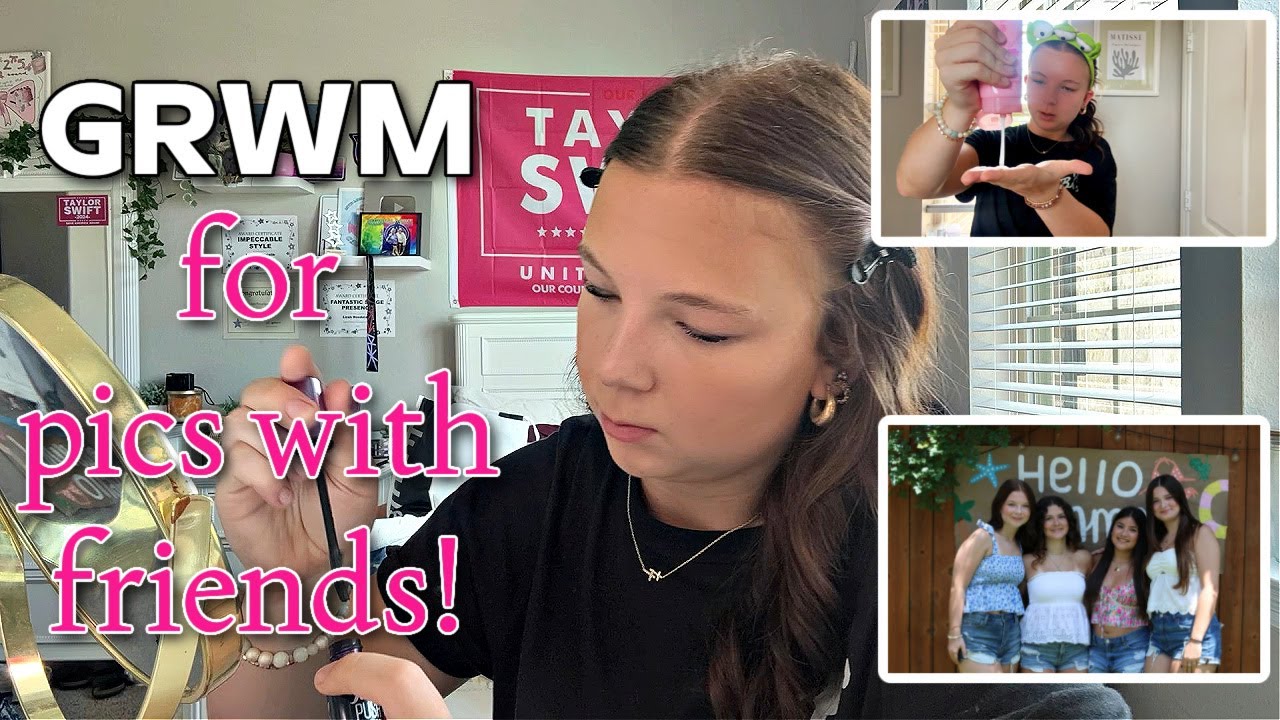 GRWM for Summer Pictures with my Friends! **Officially Leah**