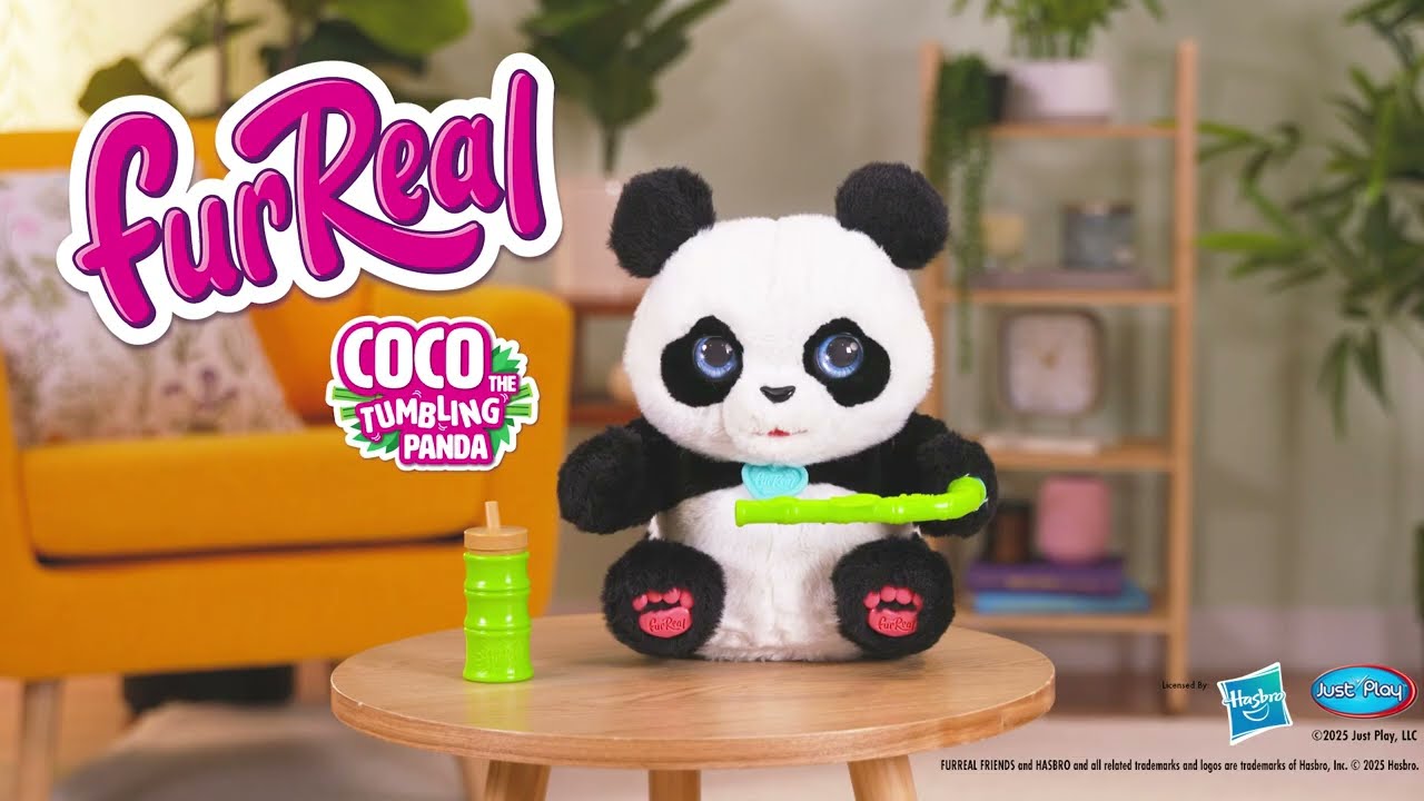 FurReal Coco - кувыркающаяся панда - интерактивный питомец