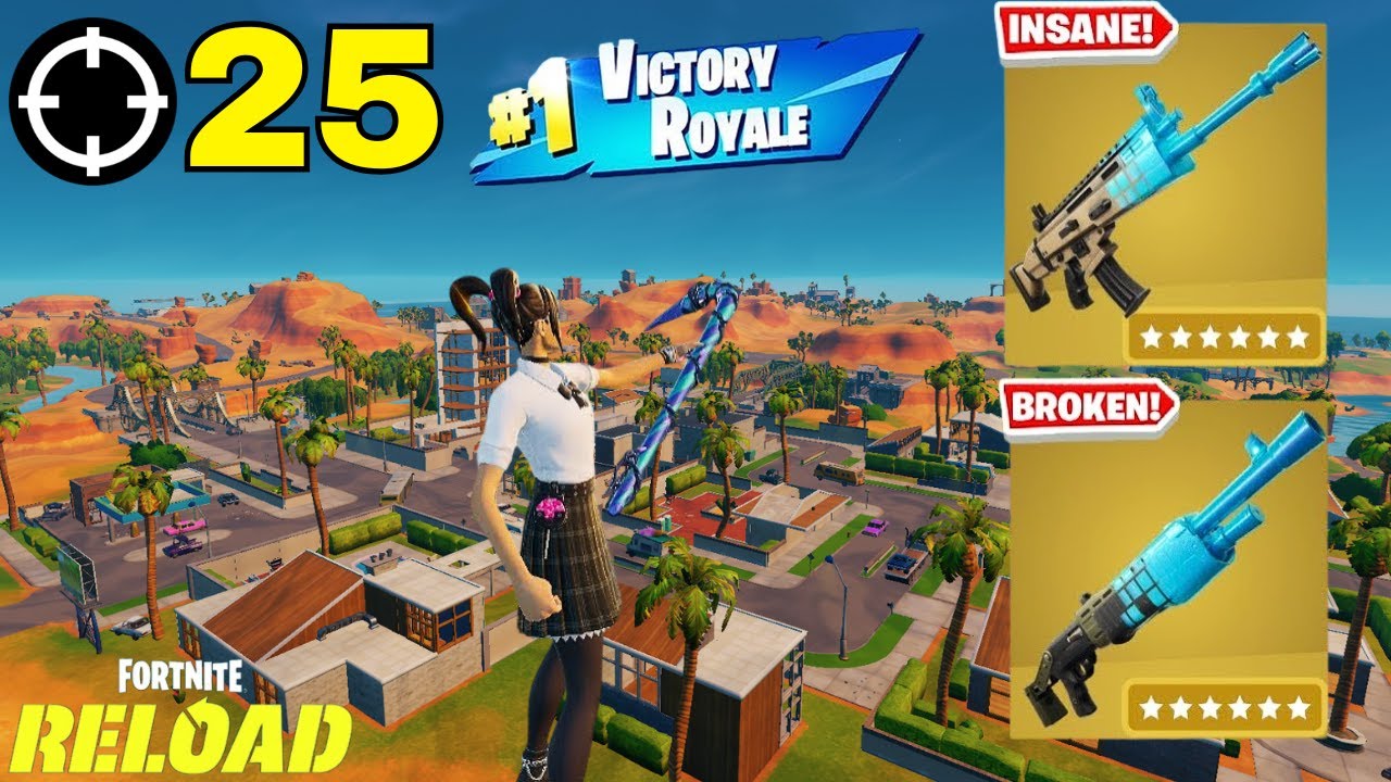 25 Elimination Solo "RELOAD” Gameplay Wins (Fortnite Chapter 7 Keyboard & Mouse)