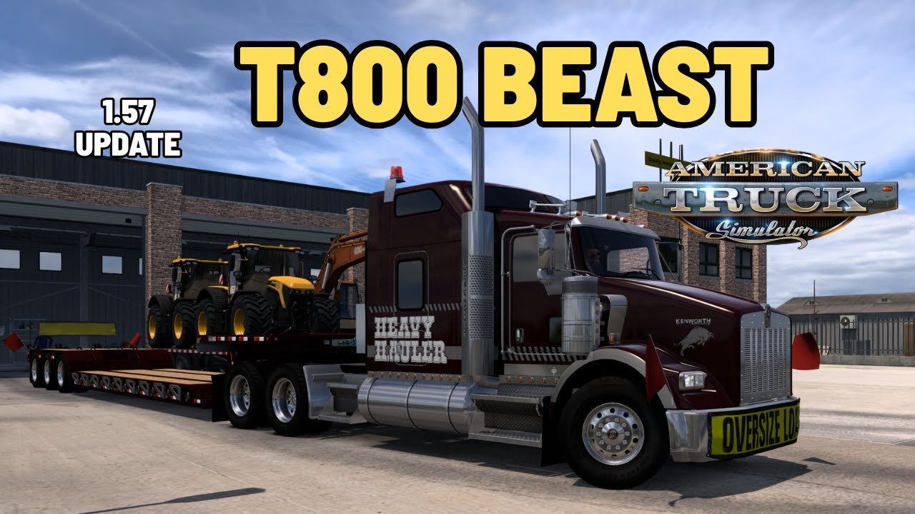 Heavy Hauling with the Kenworth T800 in American Truck Simulator | Extreme Oversize Load