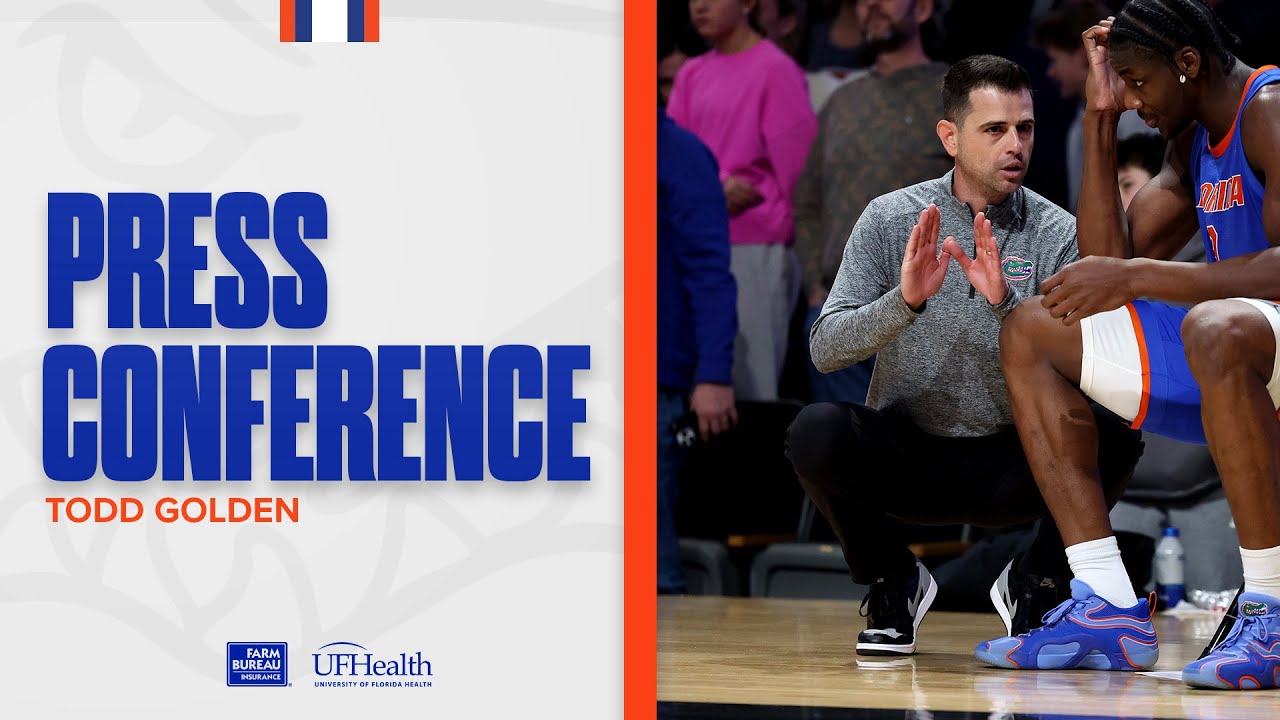 Florida Men's Basketball | Head Coach Todd Golden Postgame Press Conference | Vanderbilt