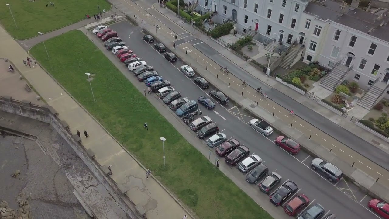 Drone Footage - Dún Laoghaire Baths to Sandycove
