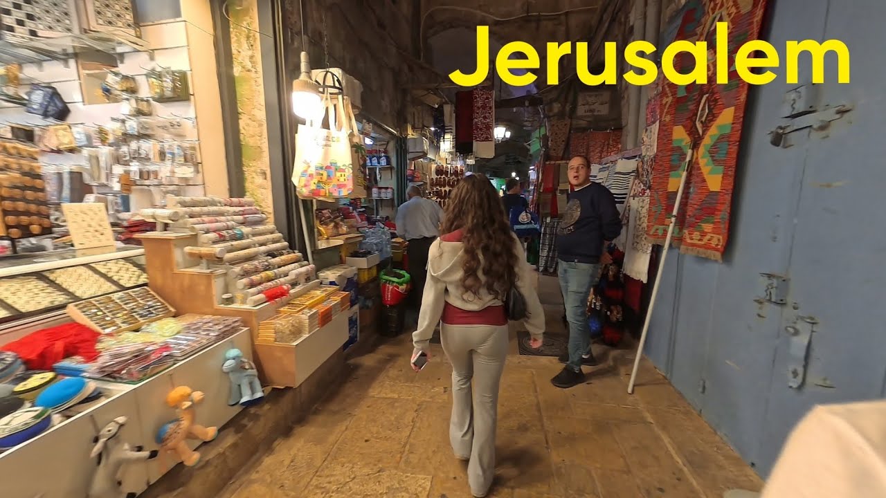 The Jerusalem Today Market Streets Hidden For Many Years - Walking Tour