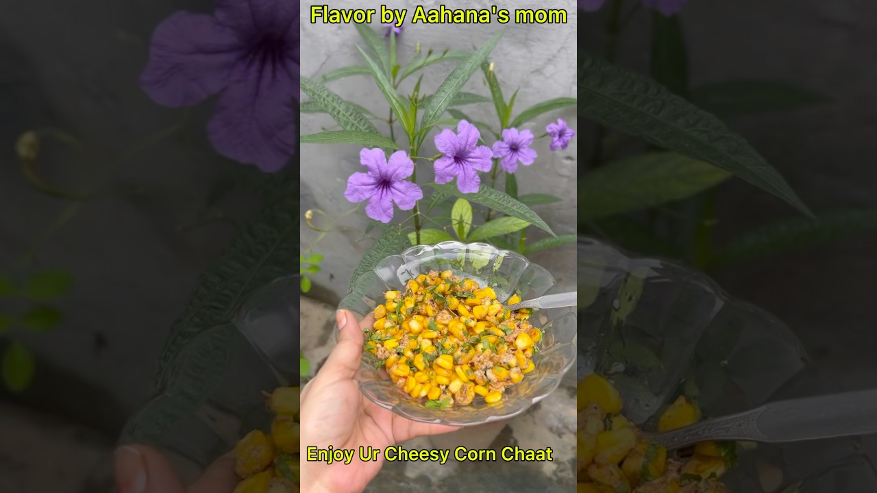 Cheesy CORN Chaat 🌽🌽|#shorts #corn #cornrecipe #makai #cheese #sweetcorn #food #cooking #cornchat