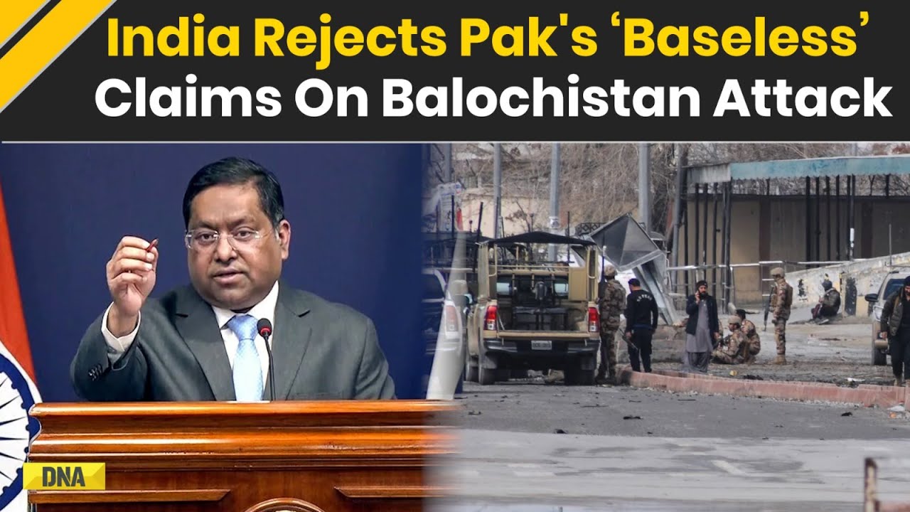India Pakistan News: India Dismisses Pakistan&rsquo;s Baseless Claims Over Balochistan Attack | MEA