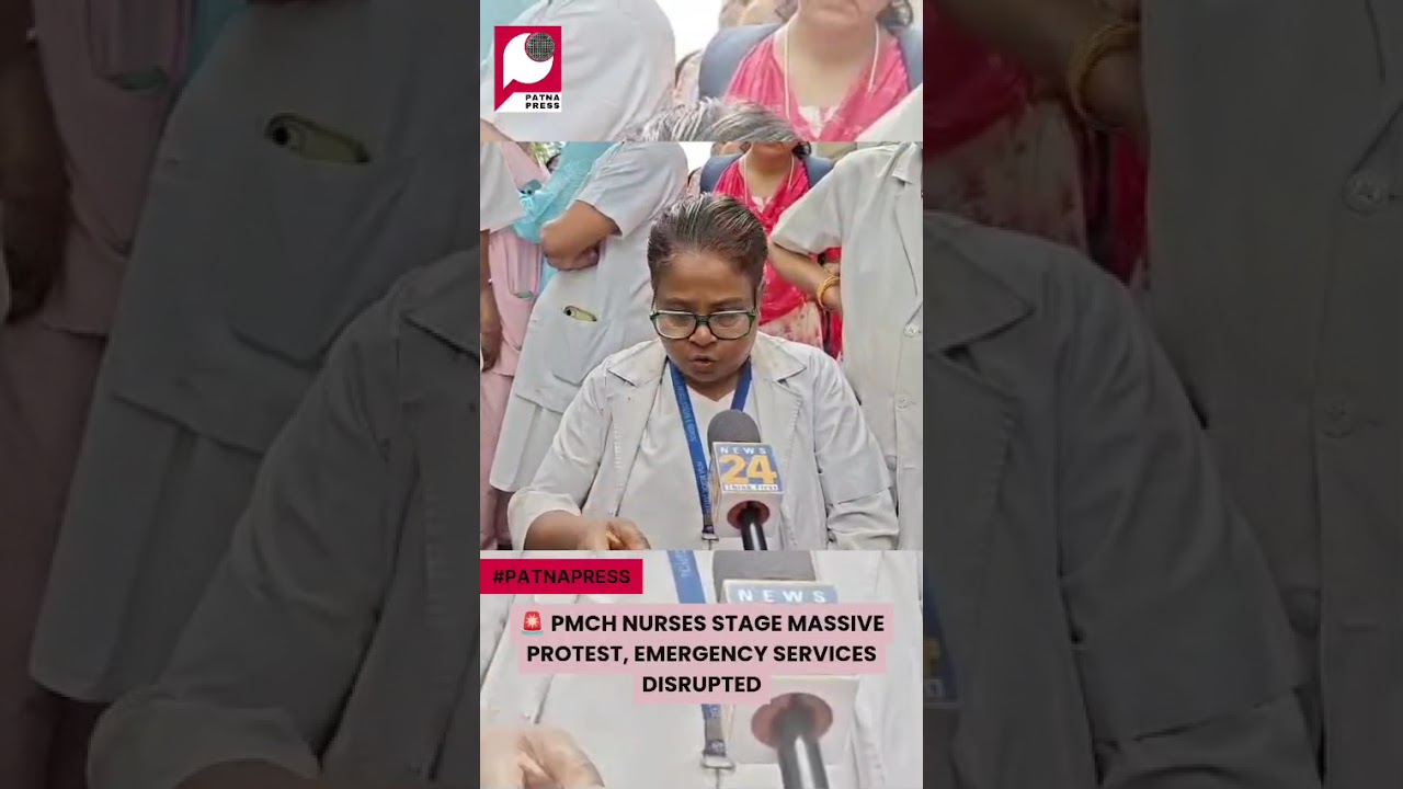 PMCH Nurses Stage Massive Protest, Emergency Services Disrupted
