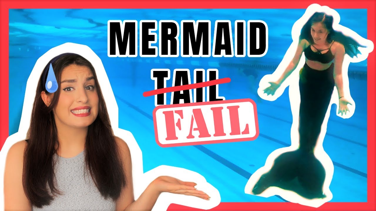 How NOT To Make A Fabric Mermaid Tail (With Swimming Footage)