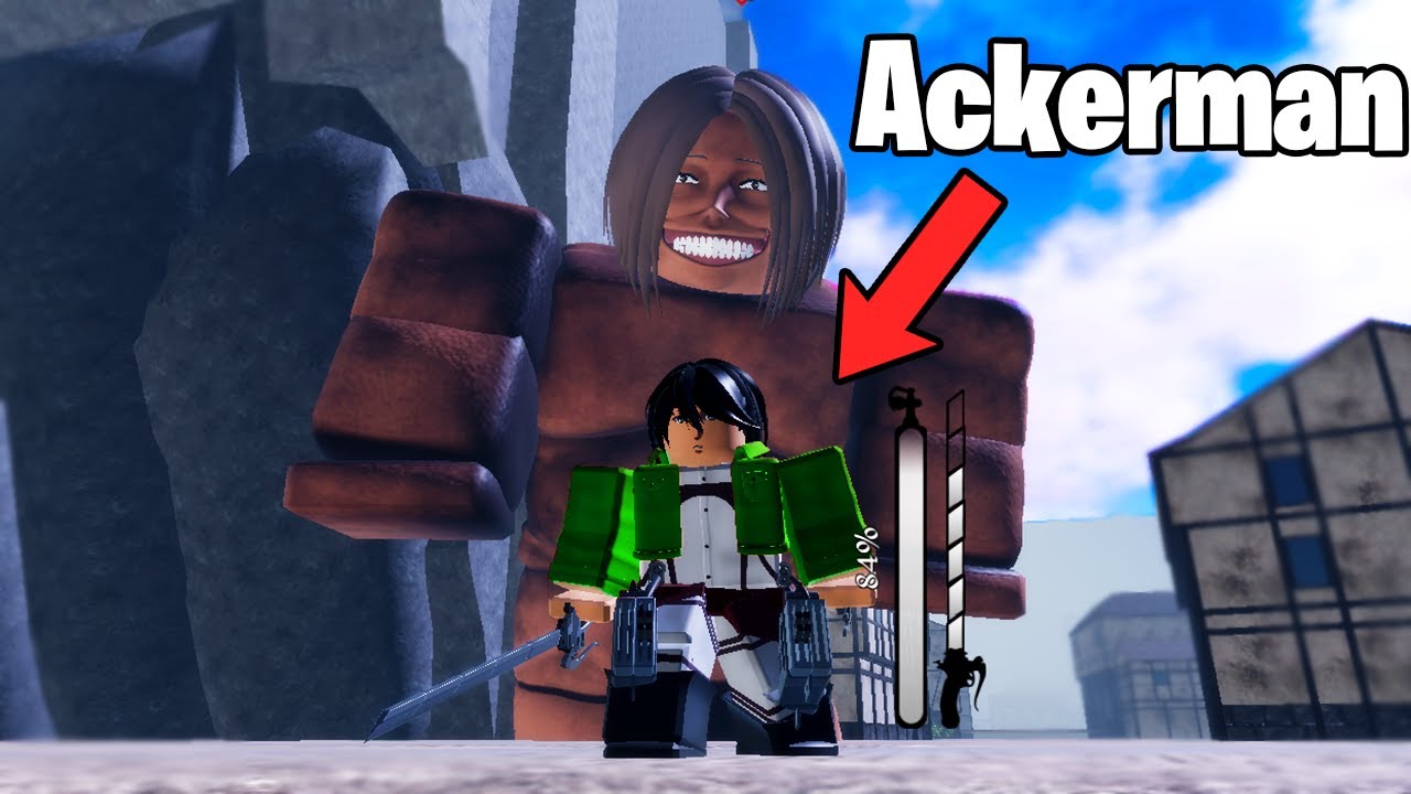I Became Mikasa Ackerman In Attack On Titan Evolution (Part 1)...