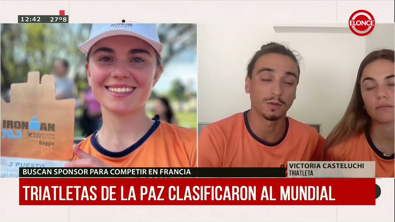Triatletas de La Paz clasificaron al mundial y buscan sponsor para competir - Elonce