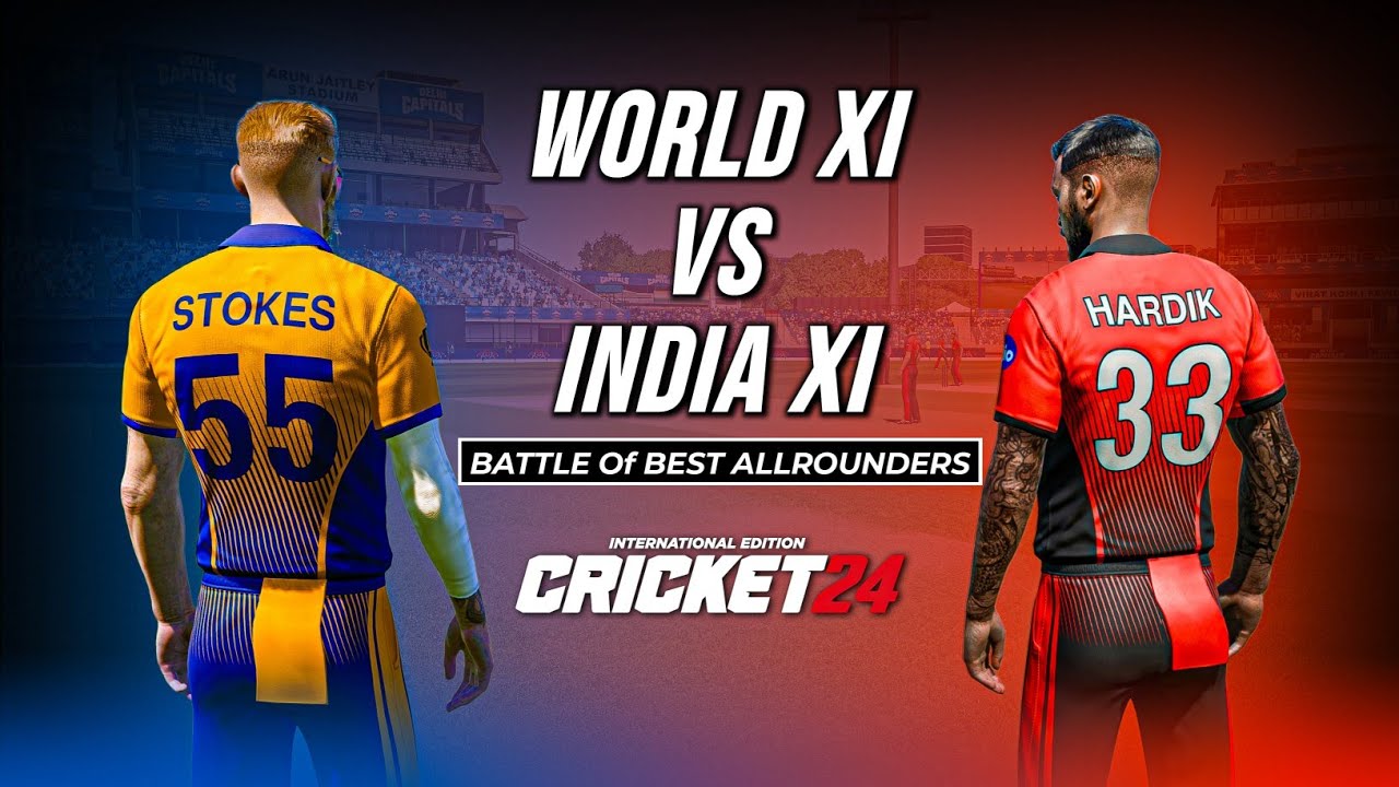 India vs World XI!🔥: Ultimate Allrounders Battle | Cricket 24 Showdown