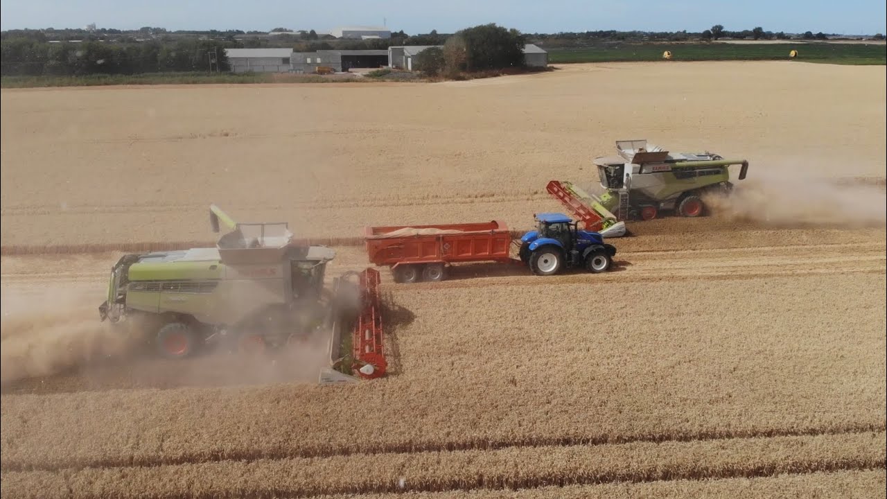 2 x Claas Lexion 7600