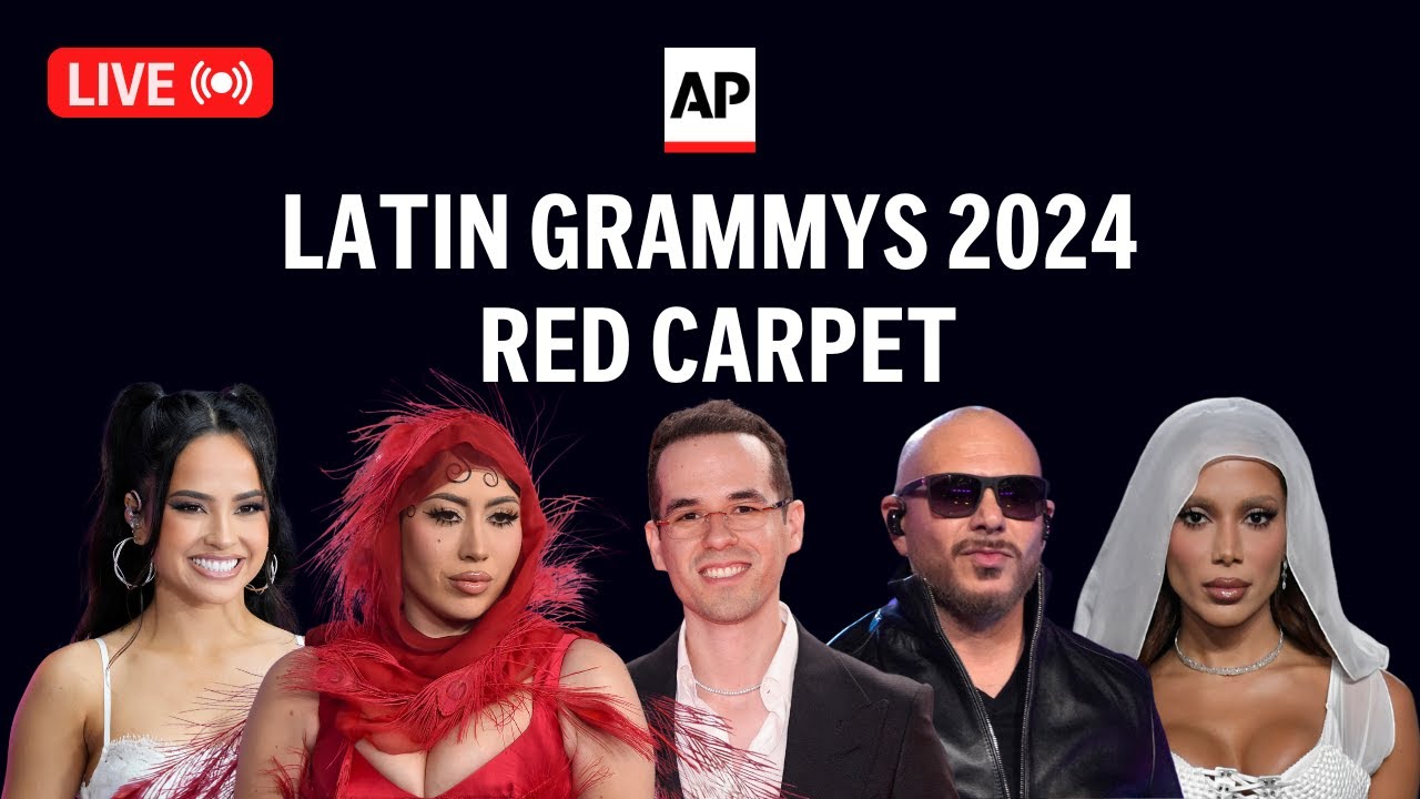 Latin Grammys 2024: LIVE from the red carpet (EN VIVO)