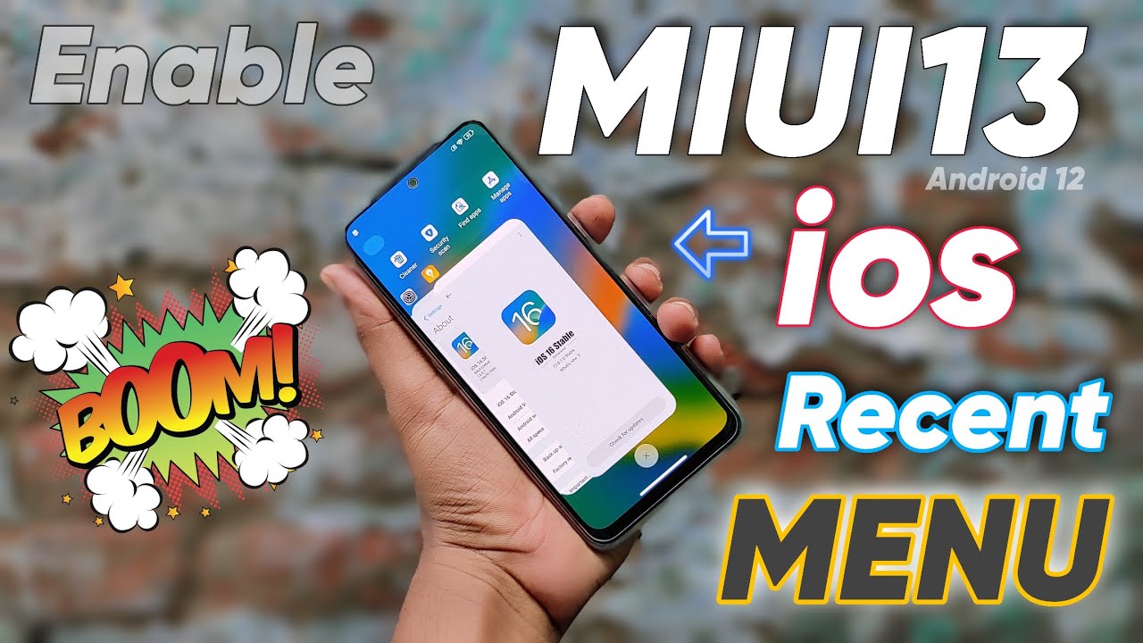 MIUI 13 Ios Recent Menu System Launcher | NEW MIUI 13 Mod Ios System Launcher ⚡⚡| Ft. Redmi Note 11🤩