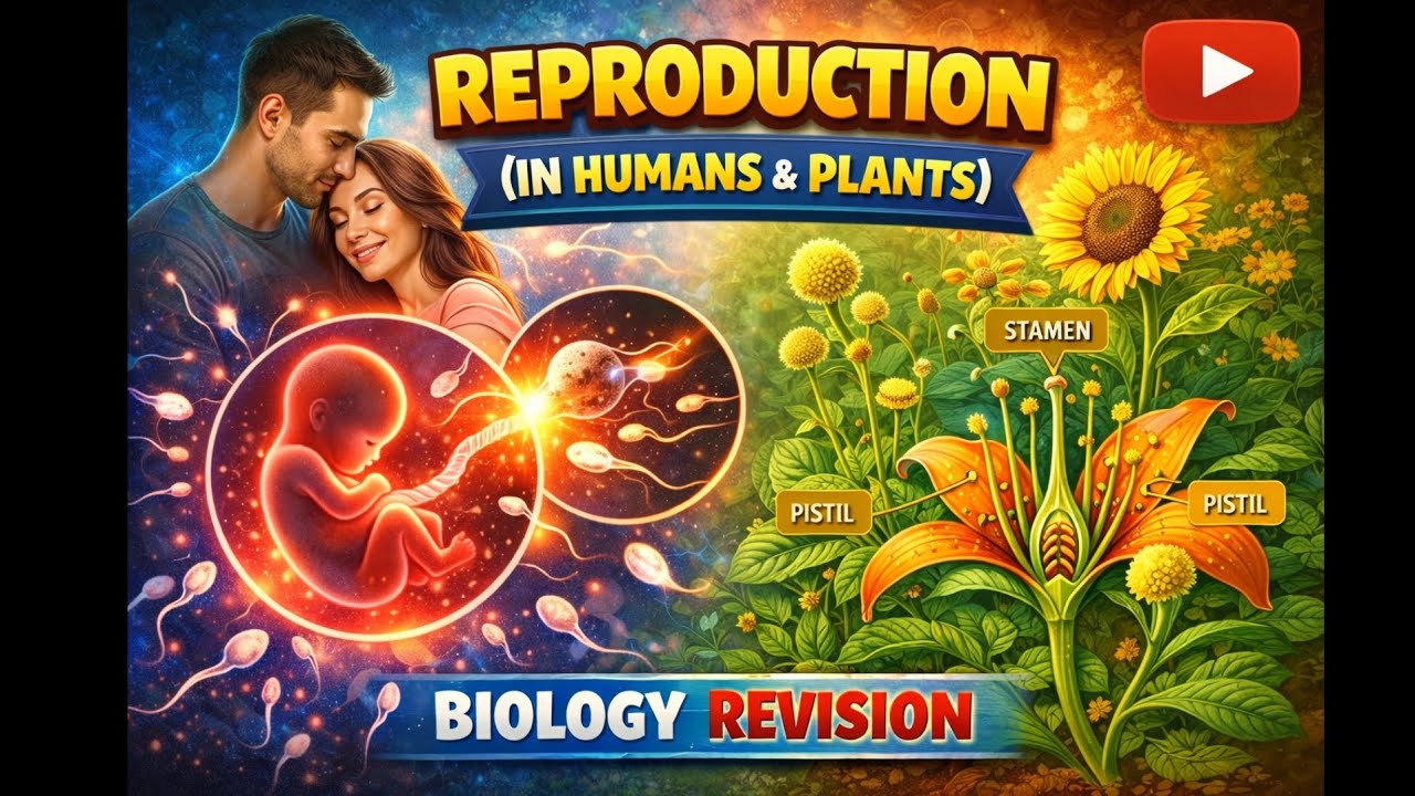 Reproduction ( Asexual & Sexual) // Biology Revision #ssccgl #parmarsir #biharsi #bpsc 