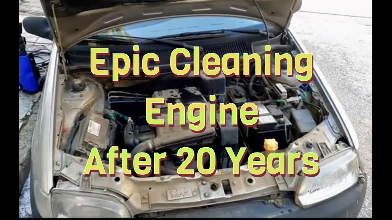 Fiat Punto Mk1 Epic Cleaning Engine Transformation After 20 Years|