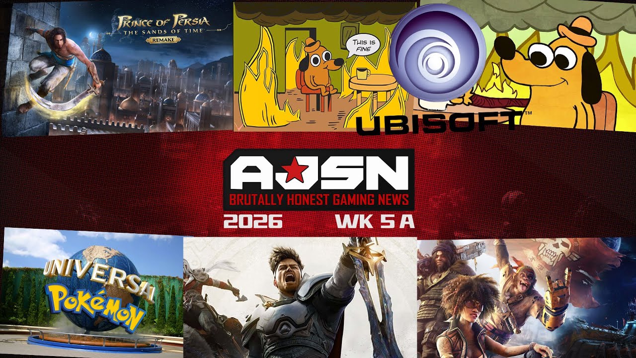 AJSN WK5A - Ubisoft CANCELS 6 GAMES, CLOSES 2 STUDIOS! Shares PLUMMET, Highguard's Marketing Speaks!