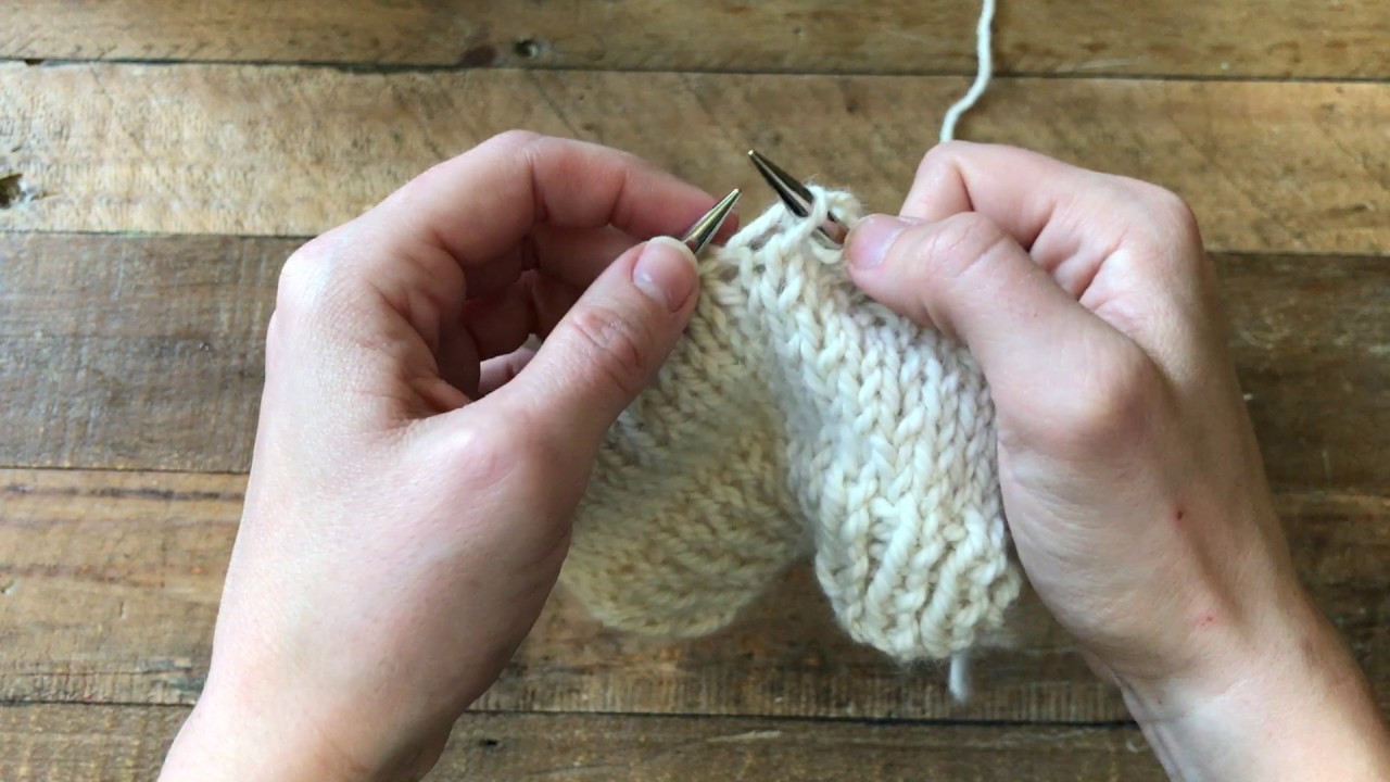 Lifted stitch increase (invisible increase) Left and Right: LLI and  RLI