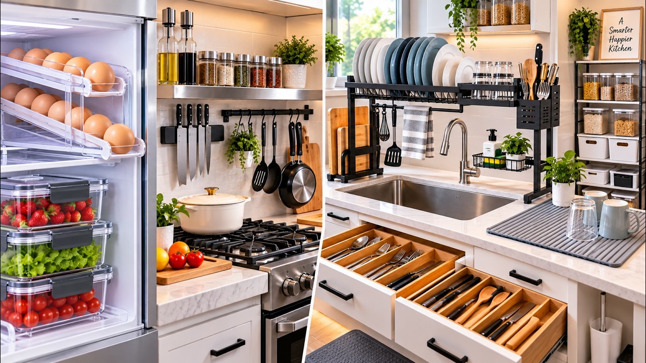 Amazon Unique Useful Space Saving Kitchen Organiser|Amazon Smart Kitchen Tools/Amazon Kitchen Racks
