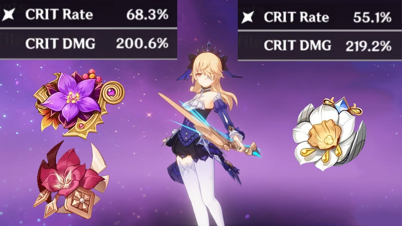 Fischl Artifact Comparison - Thundering Fury + Gladiator’s Finale VS Golden Troupe / GENSHIN IMPACT