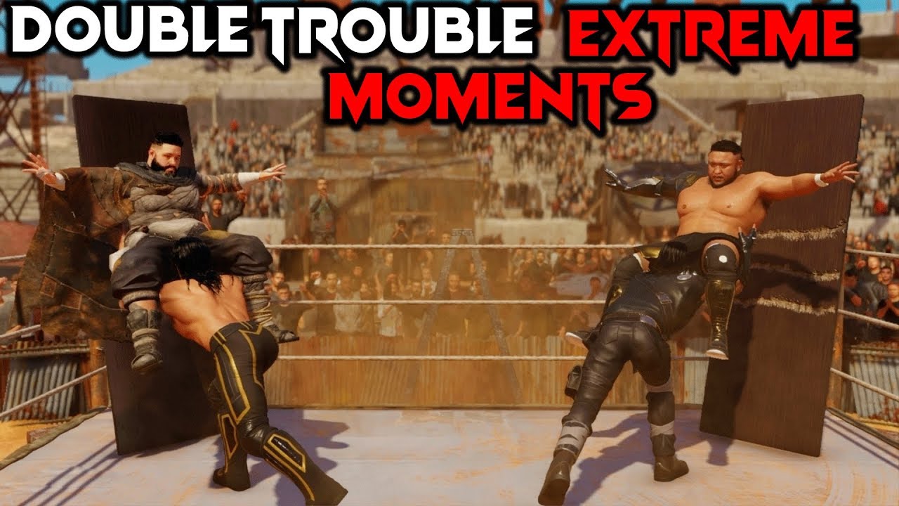 WWE 2K20 Double Trouble Extreme Moments!