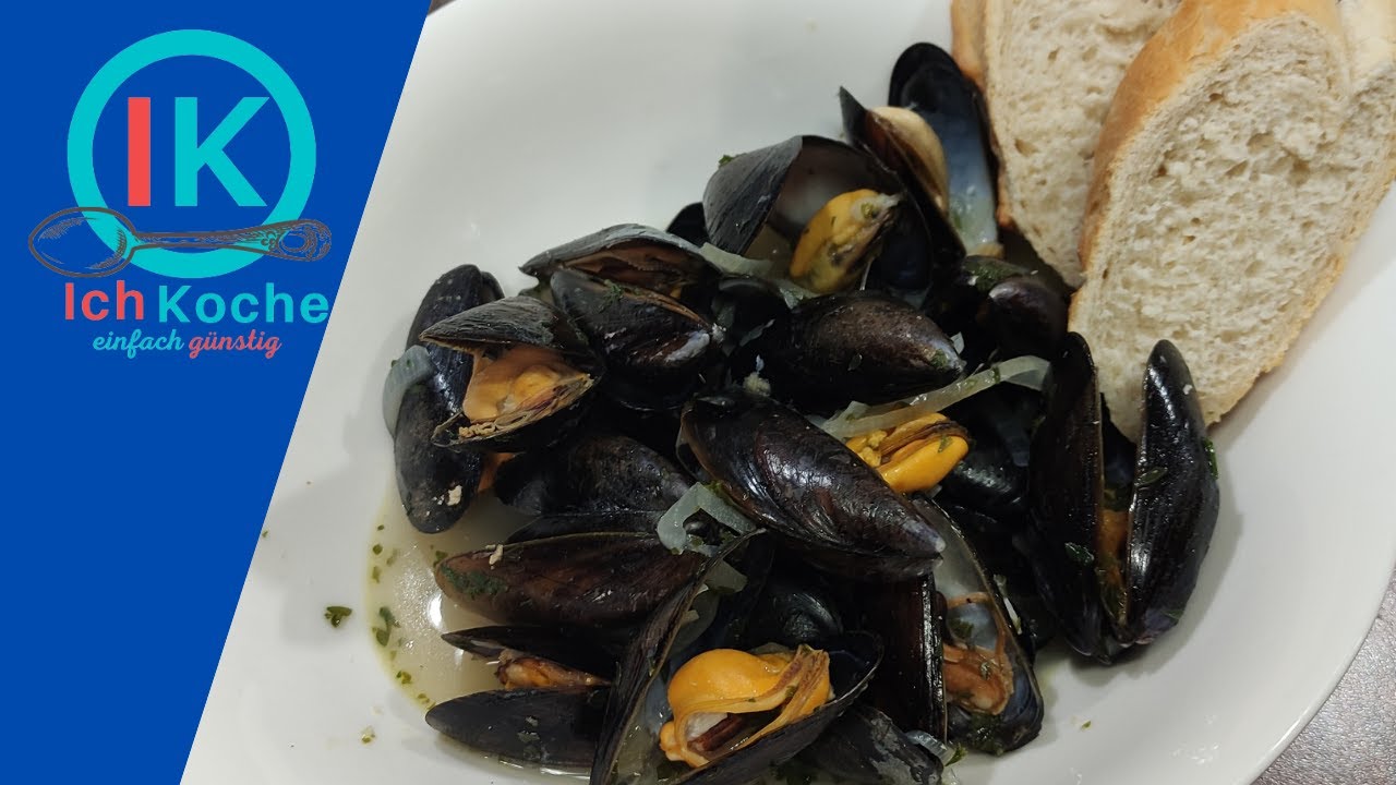 Muscheln in Wei&szlig;weinso&szlig;e I Schnelles Muscheltopf Rezept I f&uuml;r Miesmuscheln - Venusmuscheln I cozze