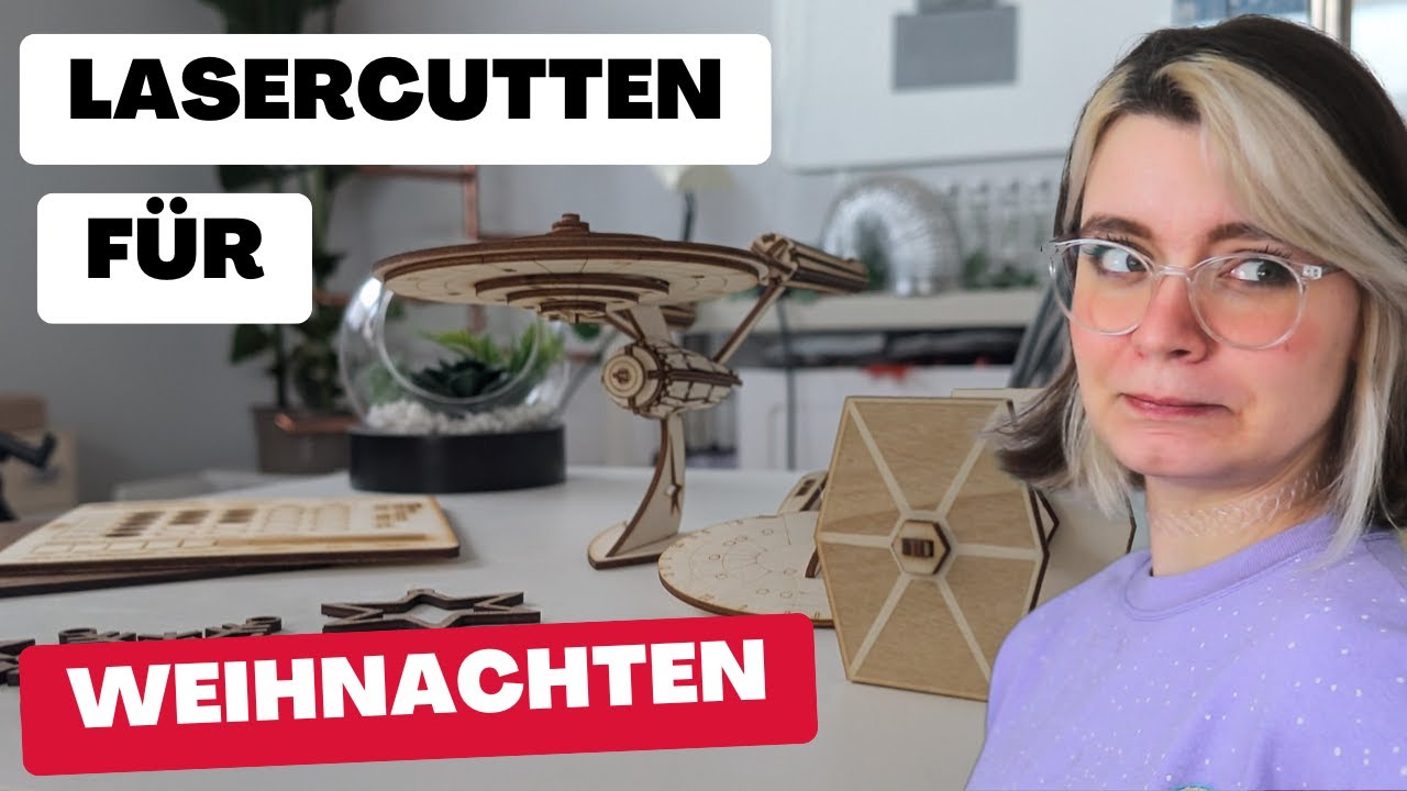 Ich teste einen CO2 Laser! Omtech Turbo 535 - Diese 5 Dinge habe ich geschnitten