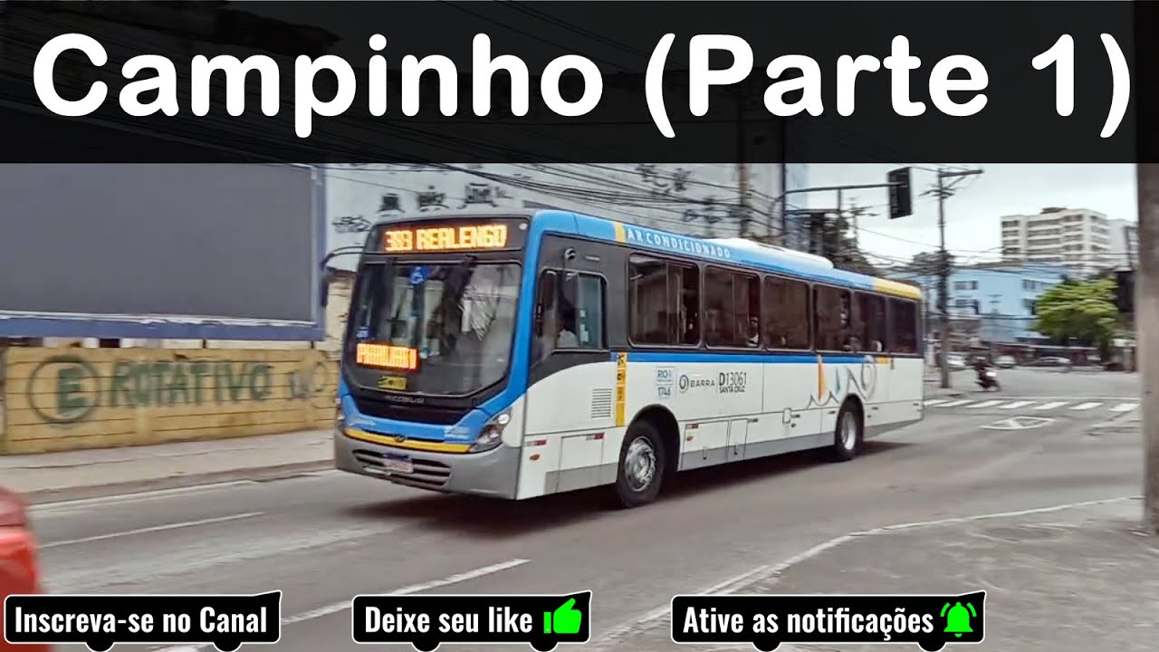 Campinho (Parte 1) linhas de ônibus urbanos que passam pelo bairro do subúrbio carioca