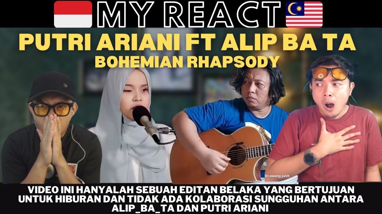 KOLABORASI TERKEREN! PUTRI ARIANI FT ALIP BA TA | BOHEMIAN RHAPSODY COVER SYNC EDIT