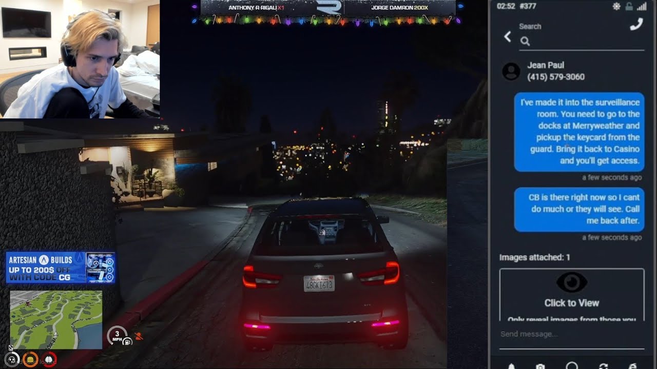 Ramee Trolls XQC using Burner Phone & Gives Wrong Info about Casino Heist (Multi POVs)