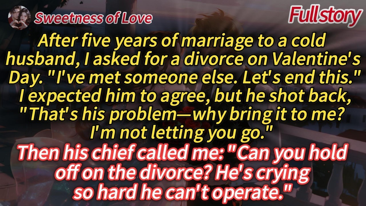 5 years cold marriage ❄️Me: Divorce. ✔️Him: “You love someone else? I’m not divorcing!” 😭🔥