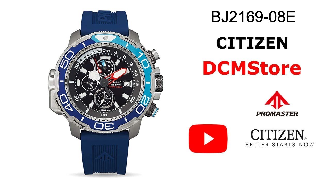 BJ2169-08E Citizen Promaster Aqualand Black Dial
