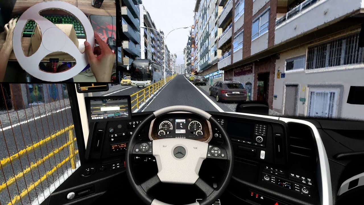 Kale Seyahat Simulator | Setra 516 HD | Mastering Tight Turns and Narrow Streets