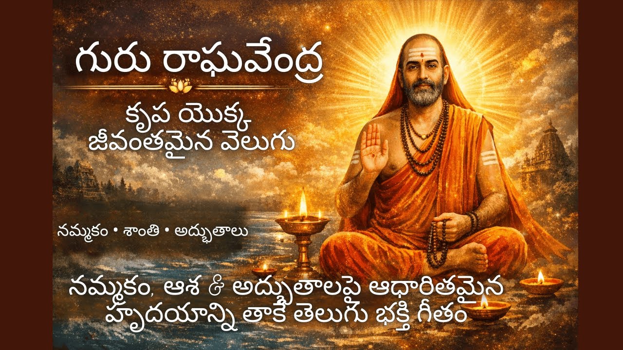 గురు రాఘవేంద్ర – కృప యొక్క జీవంతమైన వెలుగు | అద్భుతాలపై ఆధారితమైన హృదయాన్ని తాకే తెలుగు భక్తి గీతం