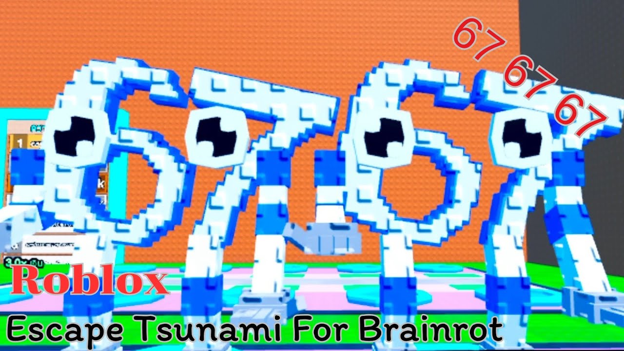 ผมหนีสึนามิเพื่อจับ 67 🤑 | Escape Tsunami For Brainrot